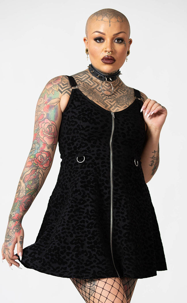 Feelin' Purrty Skater Dress-Killstar-Tragic Beautiful