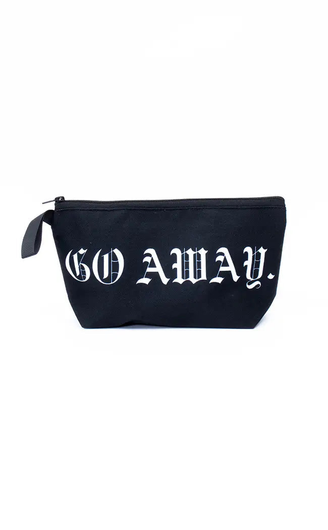 Go Away Pencil Case / Makeup Bag-Tragic Beautiful-Tragic Beautiful
