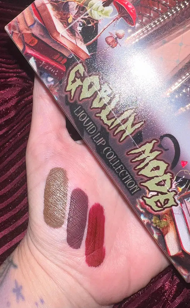 Goblin Mode Lipstick Trio-Drop Dead Gorgeous-Tragic Beautiful