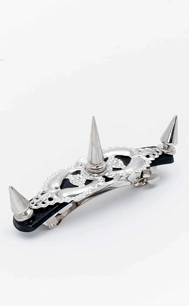 Grave Risk Spiked Hair Clip Barrette