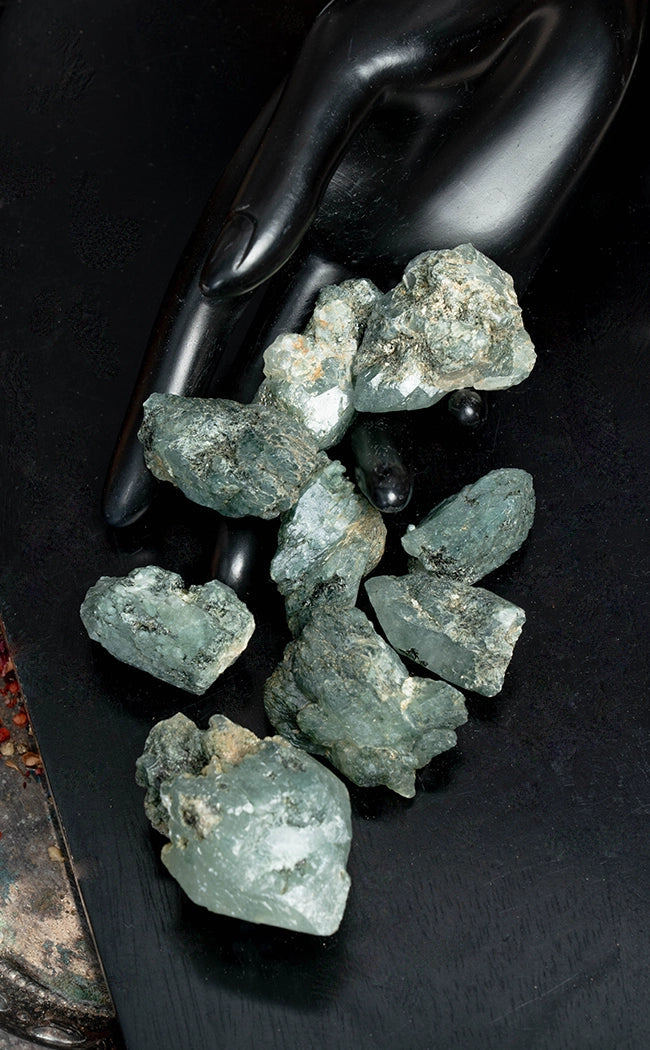 Green Chlorite Quartz Clusters | Rare-Crystals-Tragic Beautiful