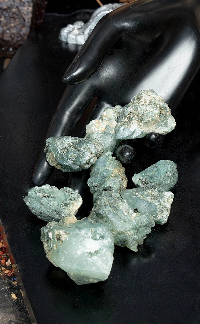 Green Chlorite Quartz Clusters | Rare-Crystals-Tragic Beautiful