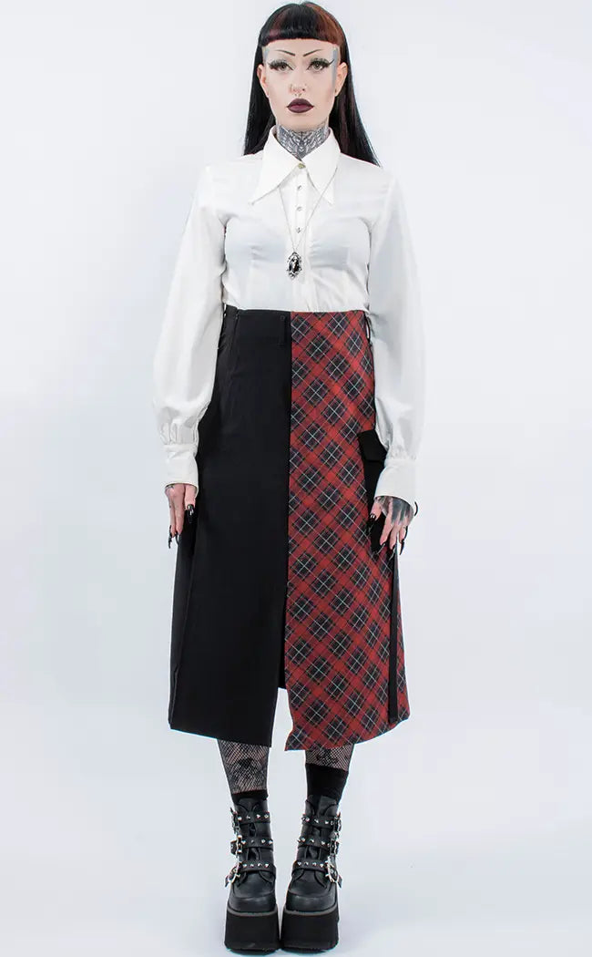 Guinevere Midi Skirt-Punk Rave-Tragic Beautiful