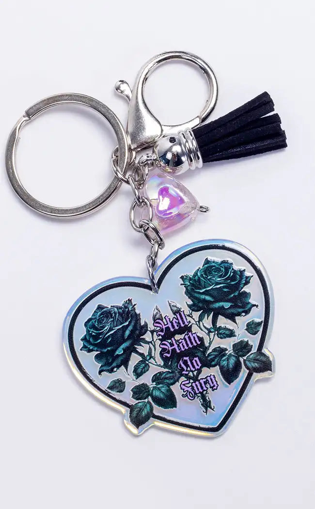 Hell Hath No Fury Keychain-Drop Dead Gorgeous-Tragic Beautiful