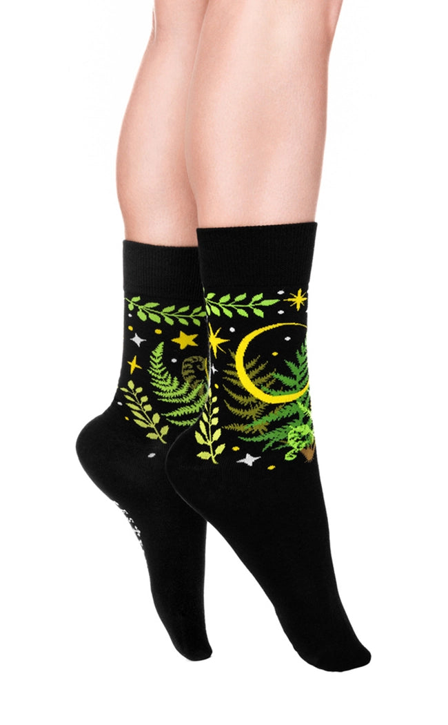 Herbal Jacquard Socks-Restyle-Tragic Beautiful