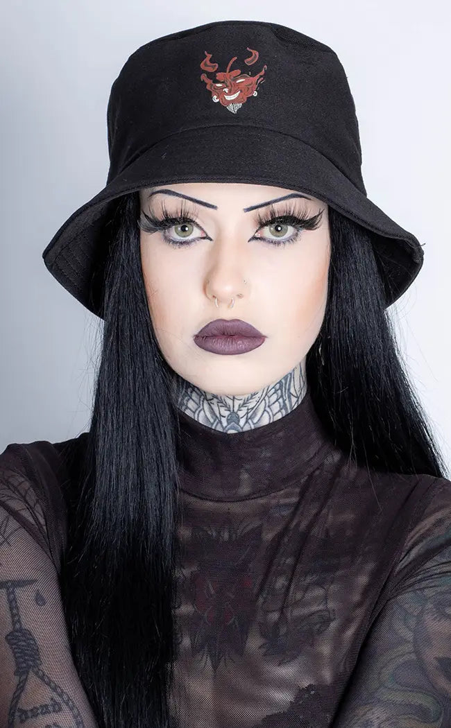 Hot in Here Devil Bucket Hat-Cold Black Heart-Tragic Beautiful