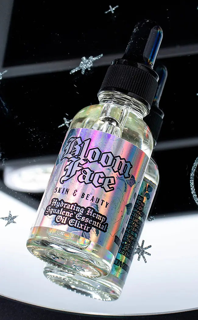 Bloom Face Hydrating Hemp Squalane Essential Oil Elixir-Mermaid Salon-Tragic Beautiful