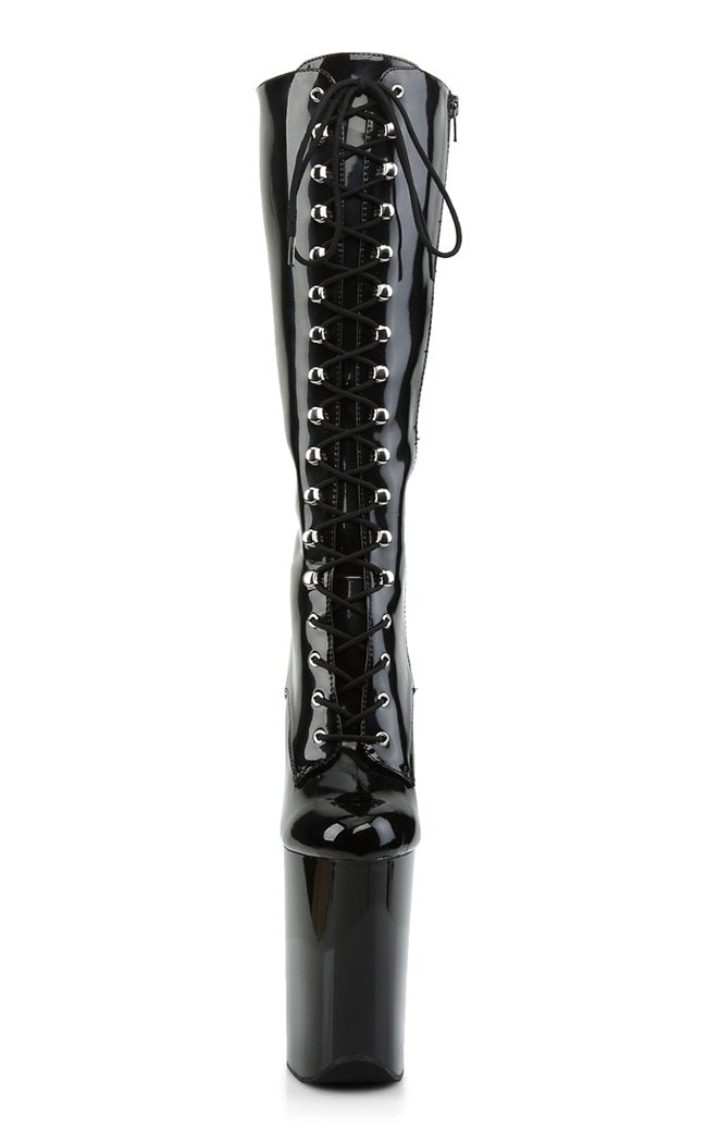 INFINITY-2020 Black Knee High Boots-Pleaser-Tragic Beautiful