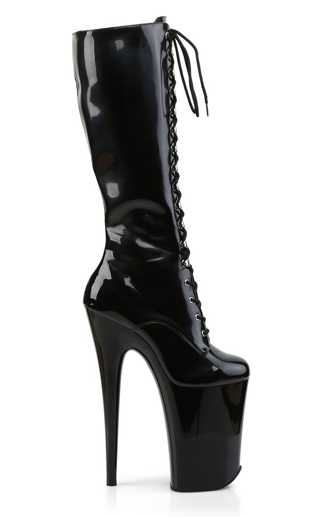 INFINITY-2020 Black Knee High Boots-Pleaser-Tragic Beautiful