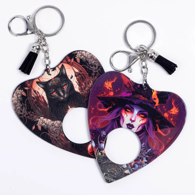 Jumbo Planchette Keychain | Witching You Well-Burn Book Inc-Tragic Beautiful