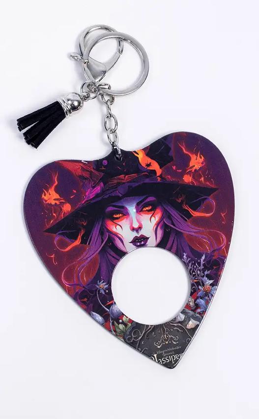 Jumbo Planchette Keychain | Witching You Well-Burn Book Inc-Tragic Beautiful