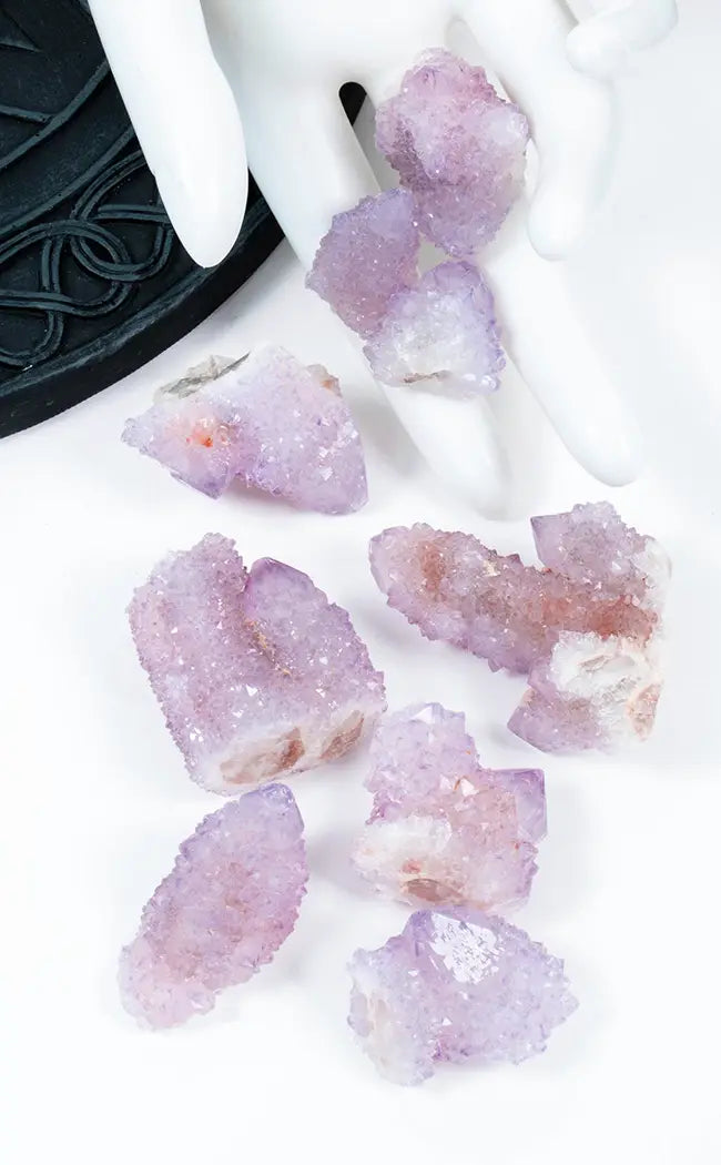 Lilac Amethyst Spirit Quartz Clusters-Crystals-Tragic Beautiful