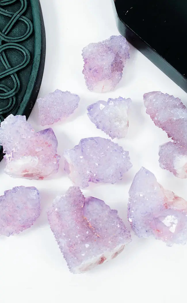 Lilac Amethyst Spirit Quartz Clusters-Crystals-Tragic Beautiful