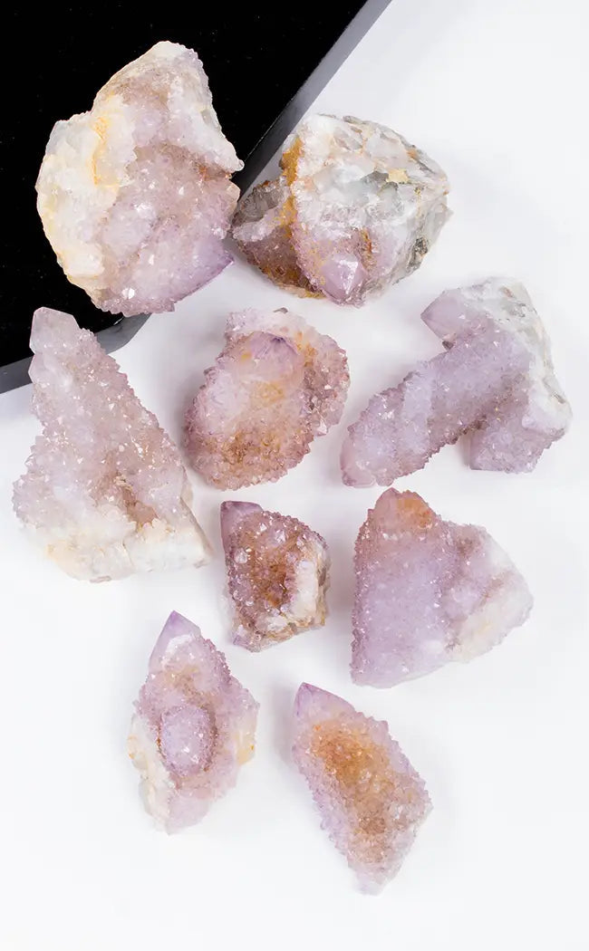 Lilac Ametrine Fairy Spirit Quartz Clusters-Crystals-Tragic Beautiful