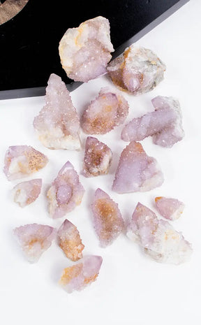 Lilac Ametrine Fairy Spirit Quartz Clusters-Crystals-Tragic Beautiful