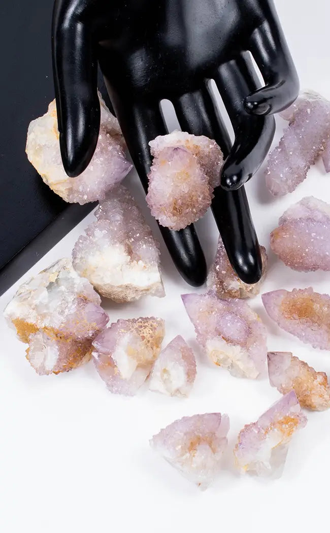 Lilac Ametrine Fairy Spirit Quartz Clusters-Crystals-Tragic Beautiful