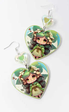 Little Green Witch Earrings