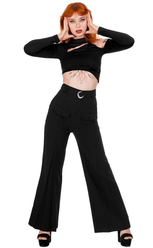 Loretta Crescent Sky High Trousers