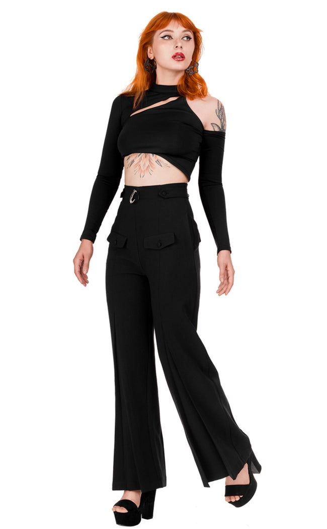 Loretta Crescent Sky High Trousers