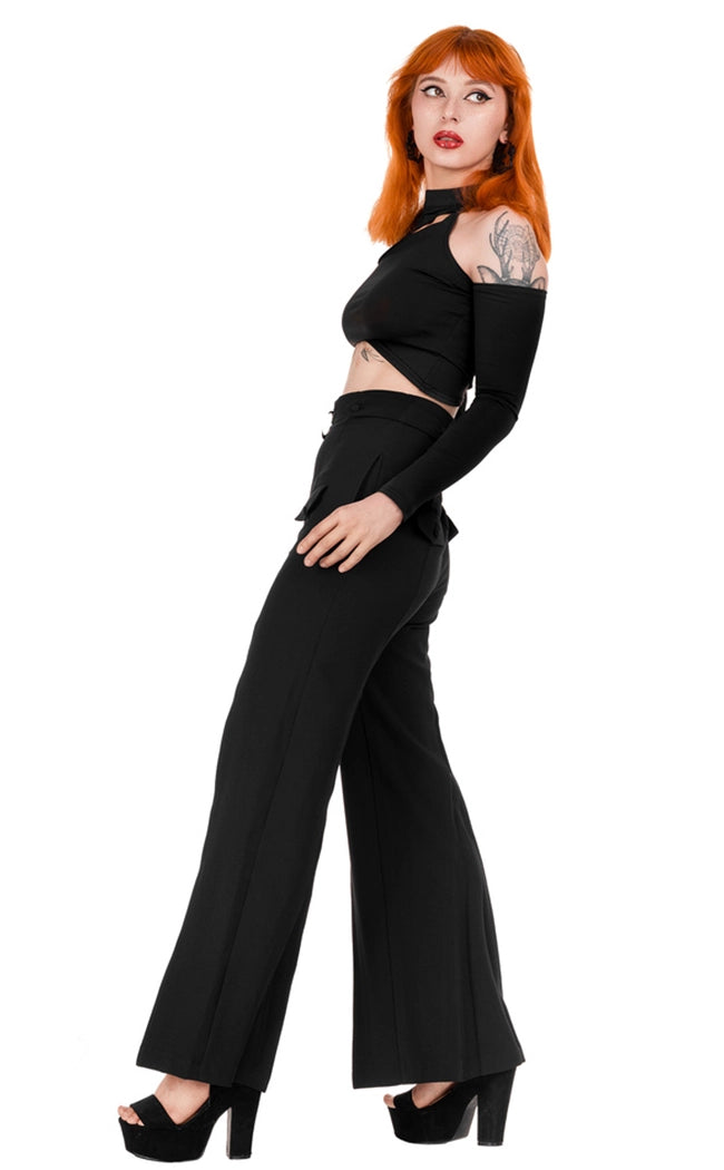 Loretta Crescent Sky High Trousers