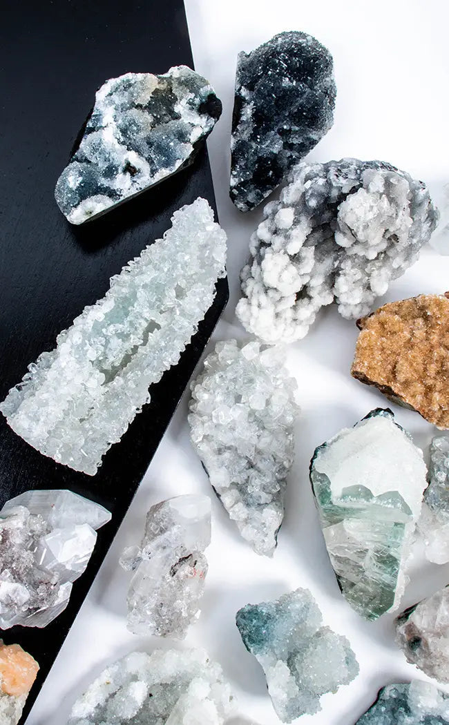 Lucky Dip Mixed Apophyllite Crystal Clusters-Crystals-Tragic Beautiful