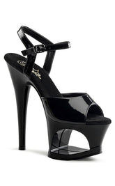 MOON-709 Black Patent Heels-Pleaser-Tragic Beautiful