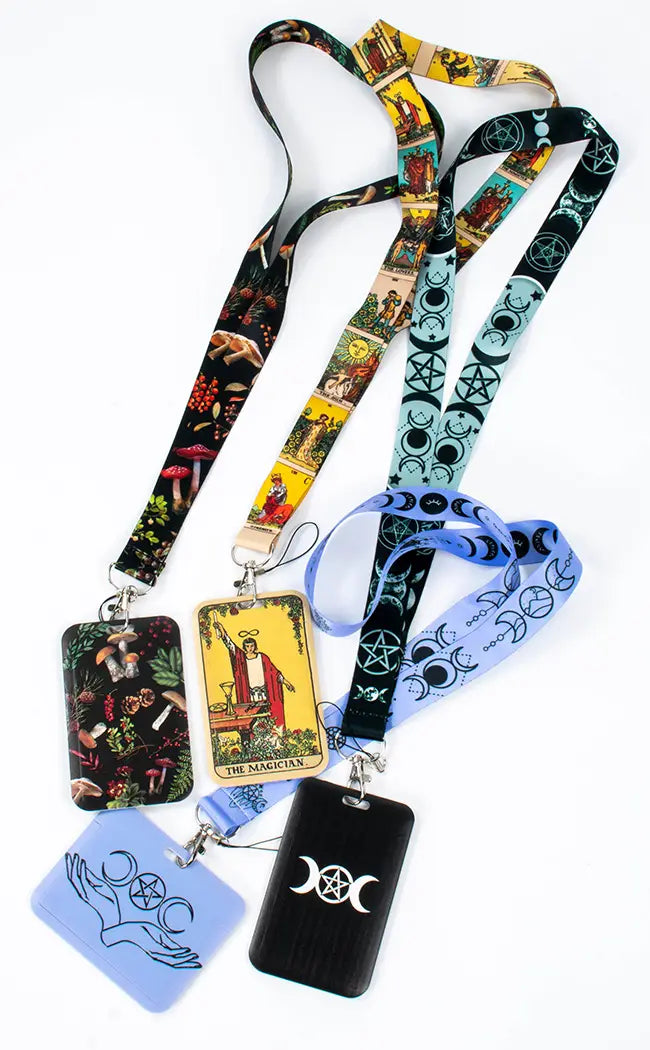 Magic Mushroom Lanyard-Gothic Accessories-Tragic Beautiful