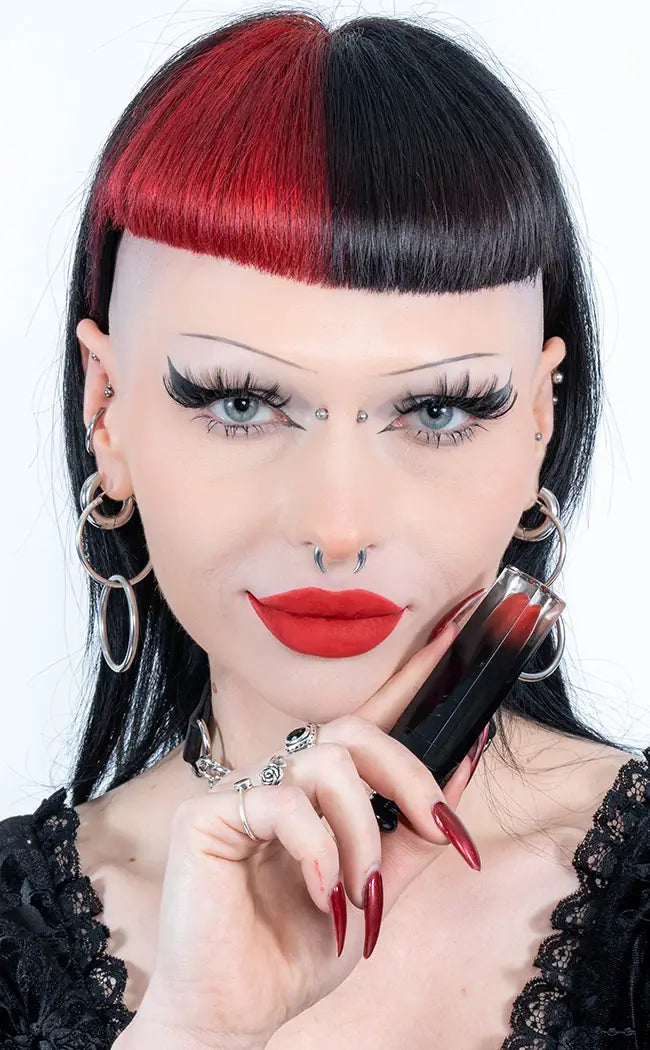 Mysteria | Crimson Lipstick-Evil Eye Cosmetics-Tragic Beautiful