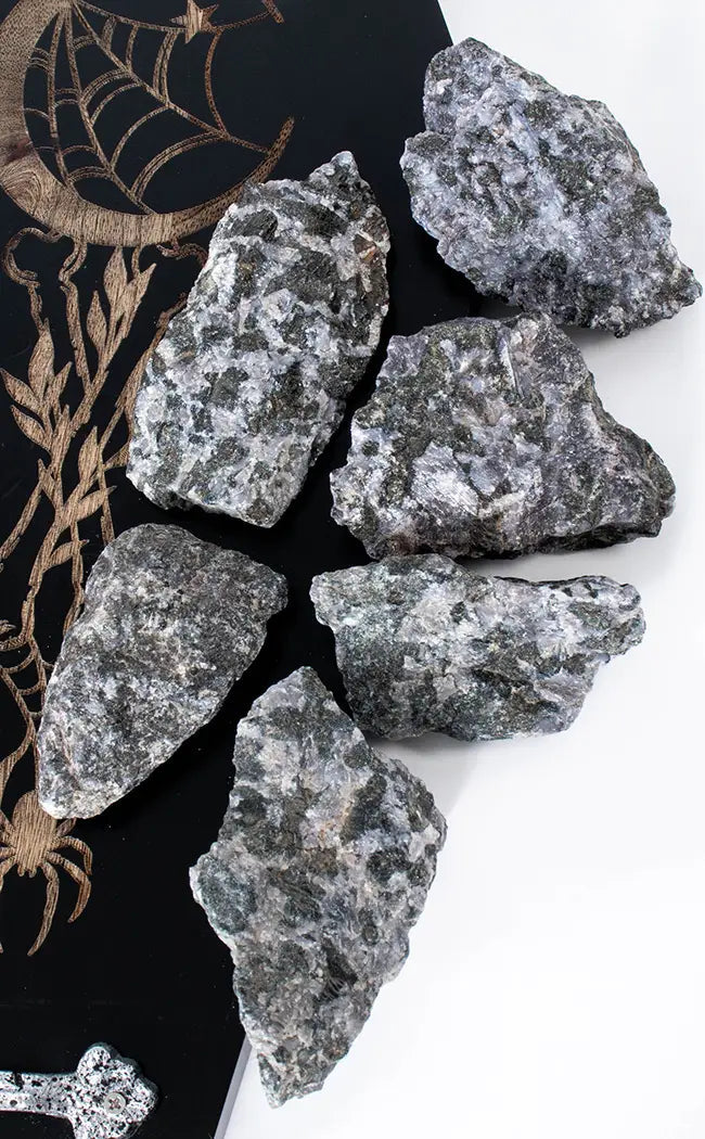 Mystic Merlinite / Gabbro Indigo Raw Chunks-Crystals-Tragic Beautiful