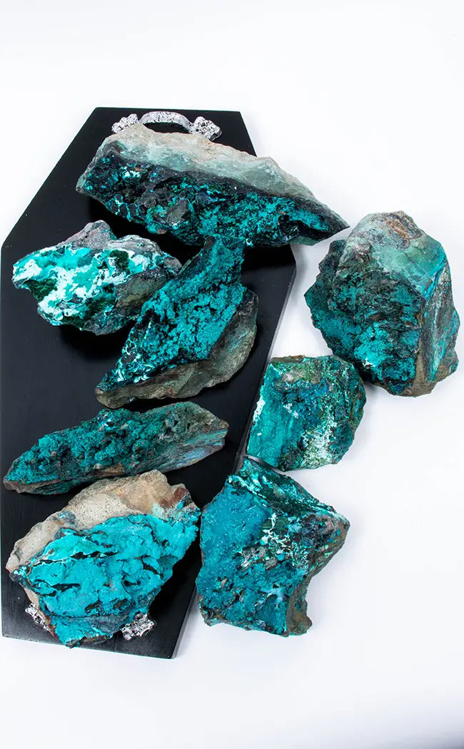 Natural Botryoidal Chrysocolla Specimens | Rare-Crystals-Tragic Beautiful