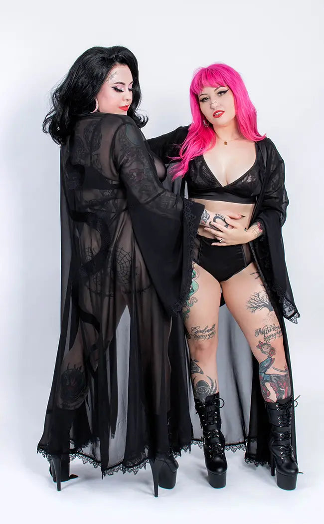 Ophidia Robe-Hexxxed Intimates-Tragic Beautiful