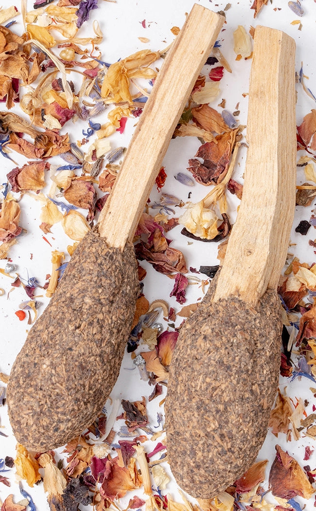 Palo Santo Cleansing Pop | Black Sage-Cleansing Wands & Smudge Sticks-Tragic Beautiful