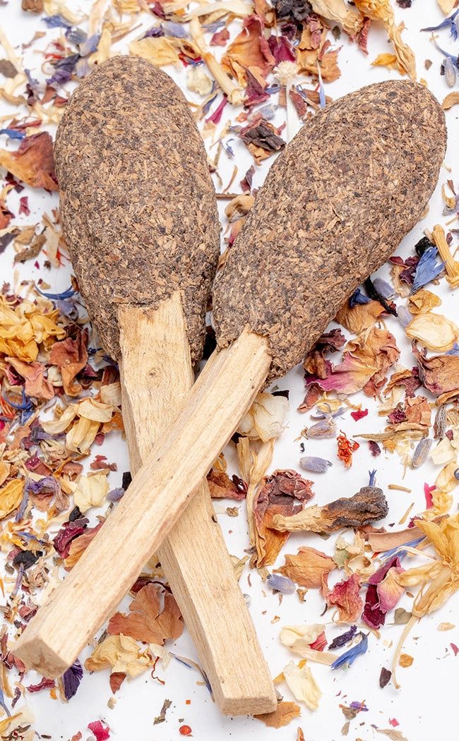 Palo Santo Cleansing Pop | Black Sage-Cleansing Wands & Smudge Sticks-Tragic Beautiful