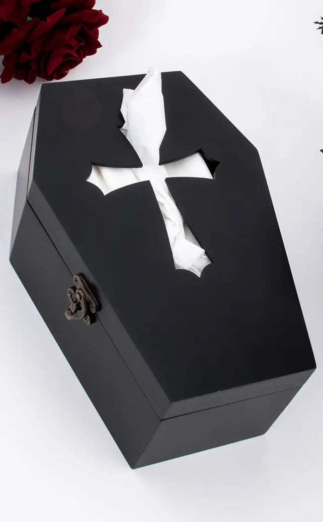 Pandora Coffin Tissue Box-The Haunted Mansion-Tragic Beautiful