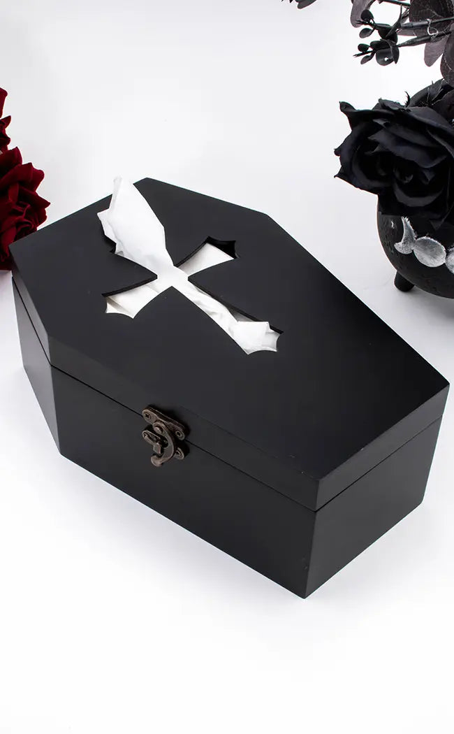 Pandora Coffin Tissue Box-The Haunted Mansion-Tragic Beautiful