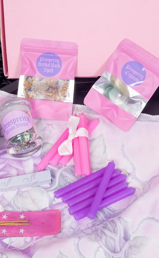 Pastel Petals Witchcraft Kit | Prosperity-Witchcraft Kits-Tragic Beautiful