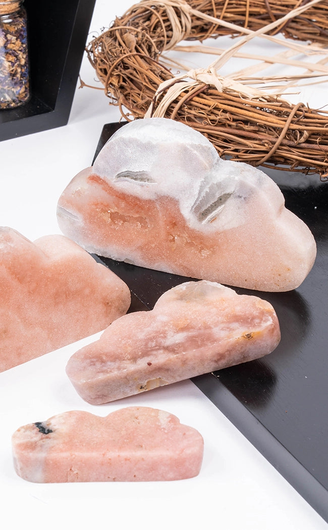 Pink Amethyst Crystal Clouds-Crystals-Tragic Beautiful