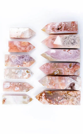 Pink Amethyst Druzy Towers | Large-Crystals-Tragic Beautiful