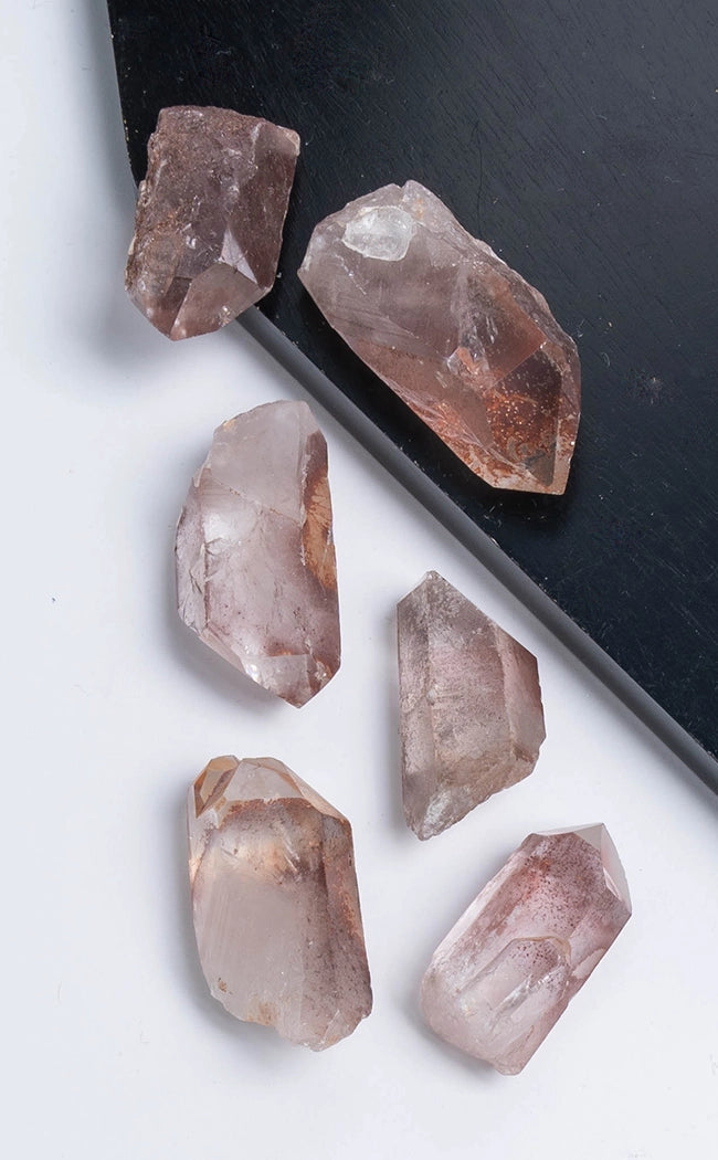 Pink Lithium Quartz Points