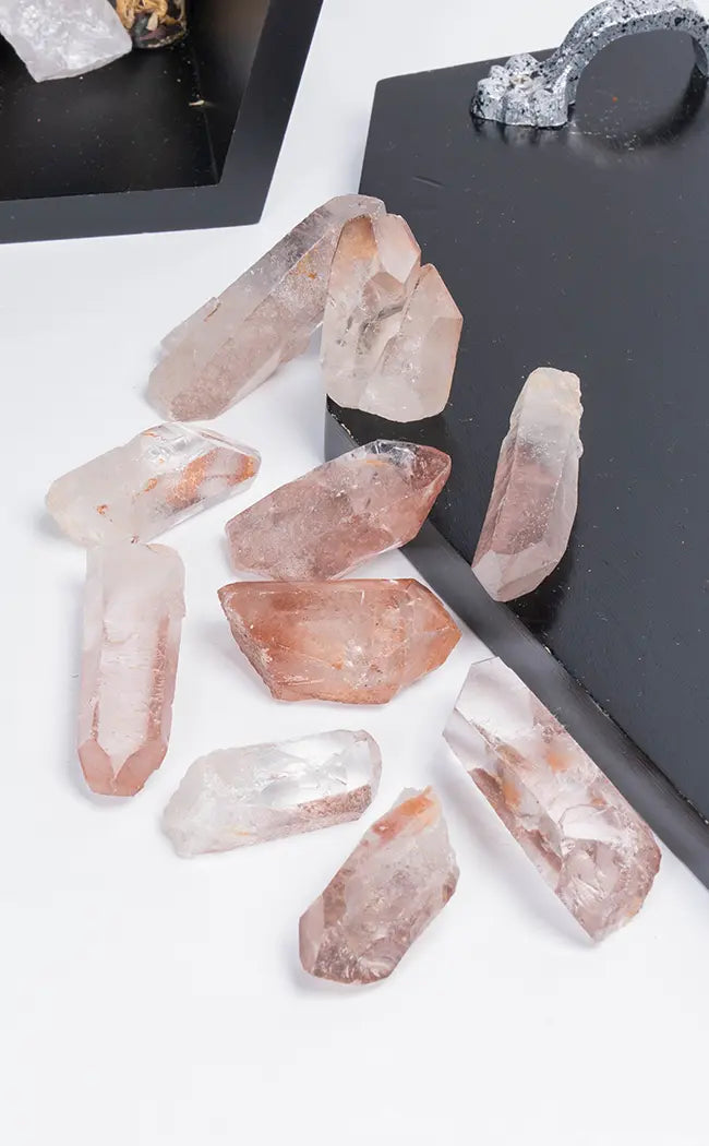 Pink Lithium Quartz Points