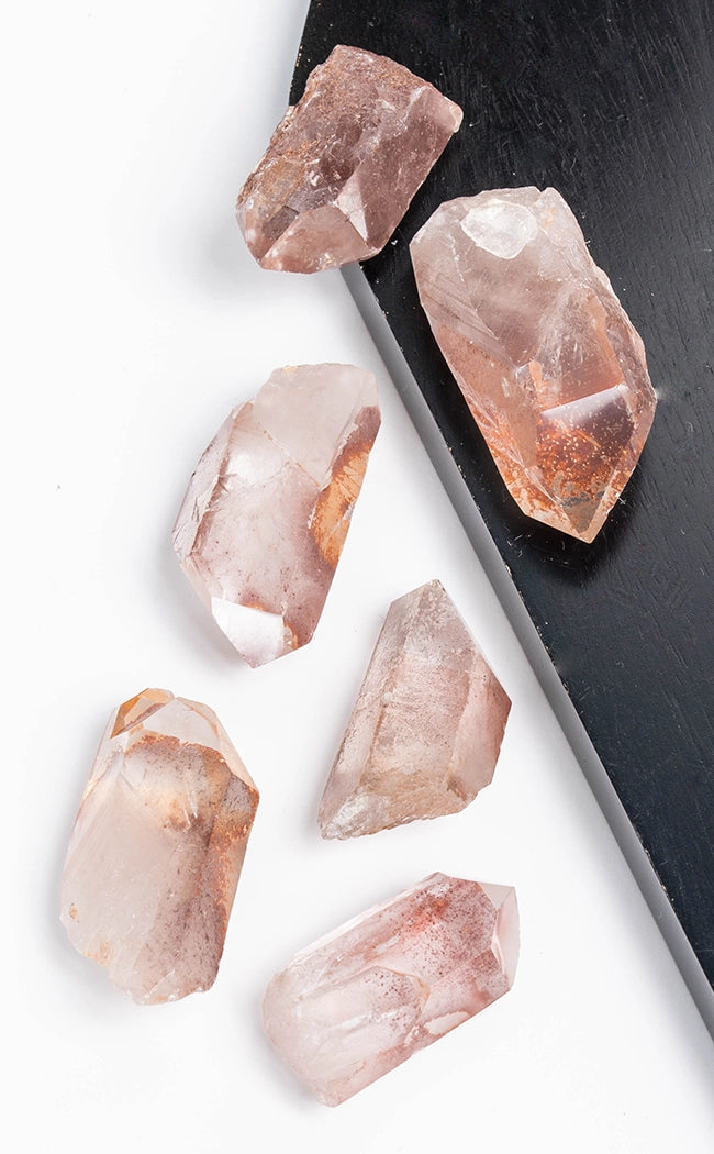 Pink Lithium Quartz Points