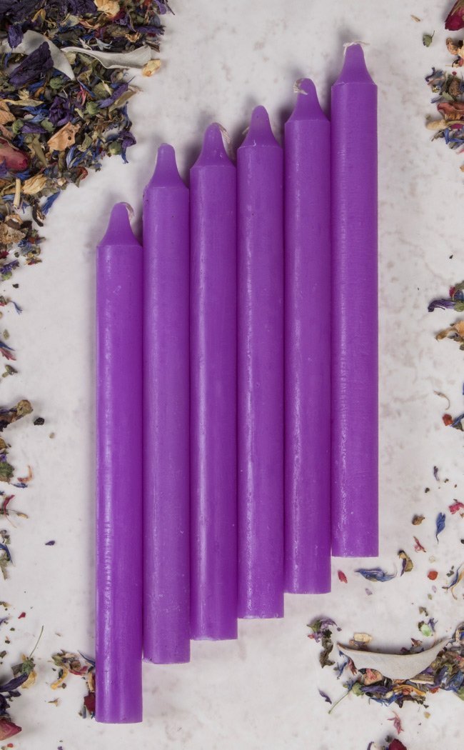 Purple Candles | 6 or 12 Pack-Candles-Tragic Beautiful