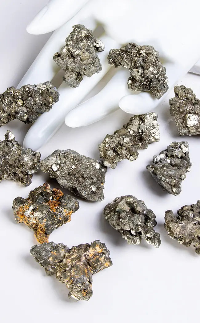 Pyrite Raw Rough Chunks-Crystals-Tragic Beautiful