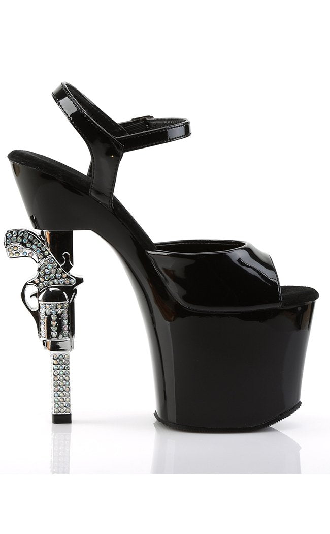 REVOLVER-709 Black Heels-Pleaser-Tragic Beautiful