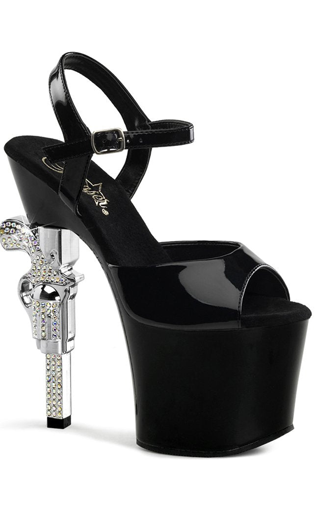 REVOLVER-709 Black Heels-Pleaser-Tragic Beautiful