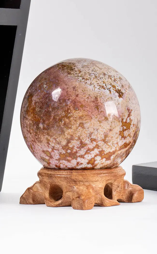 Rare Dali Jasper Spheres | Large-Crystals-Tragic Beautiful