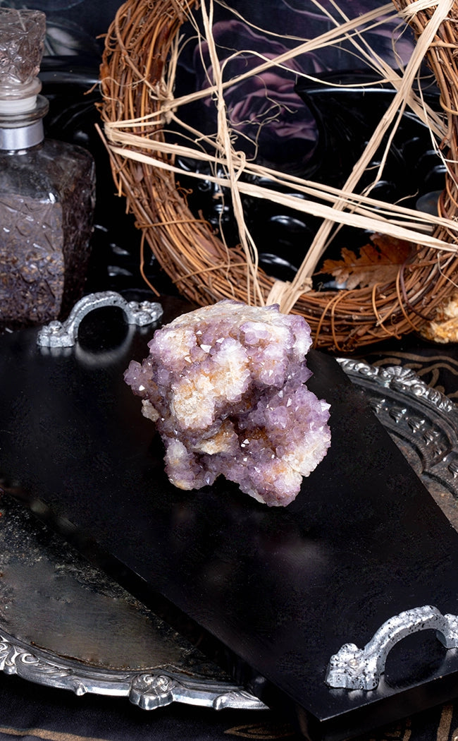 Rare XXL Lilac Ametrine Spirit Quartz Cluster