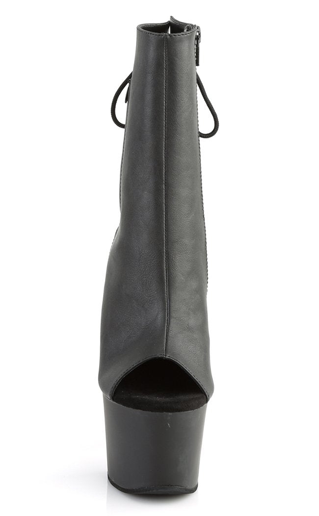 SKY-1018 Black Matte Boots-Pleaser-Tragic Beautiful