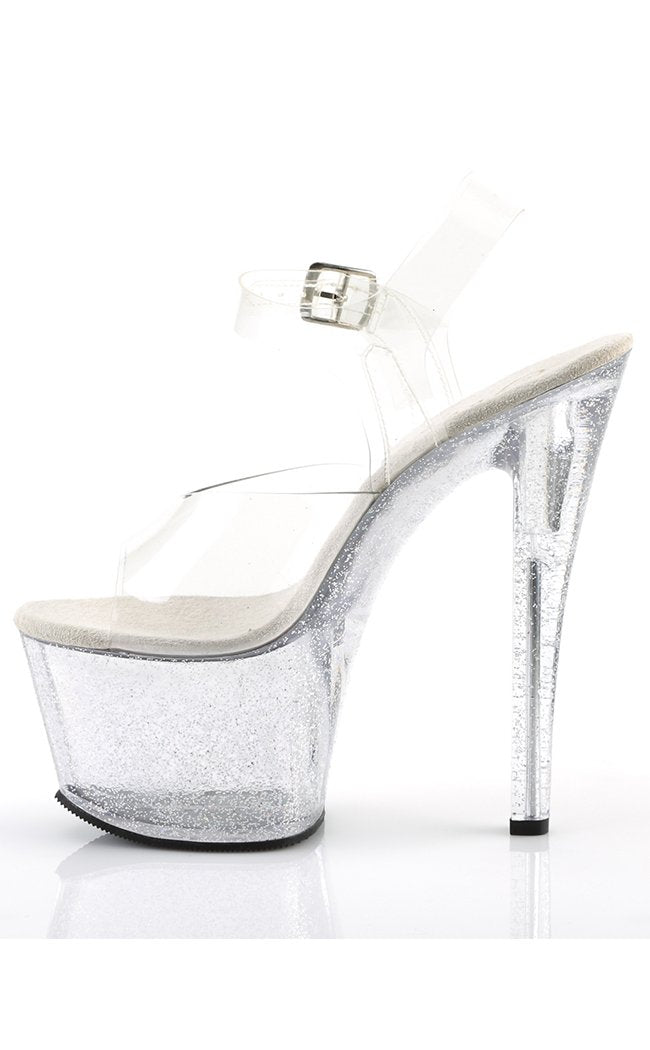 SKY-308MG Clr/Clr Heels-Pleaser-Tragic Beautiful