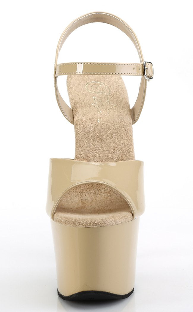 SKY-309 Cream Pat/Cream Heels-Pleaser-Tragic Beautiful